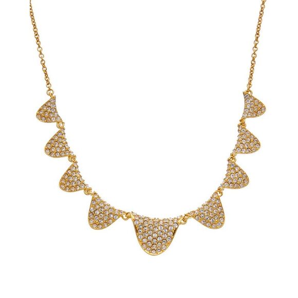 Oscar De La Renta Pave Twist Necklace
